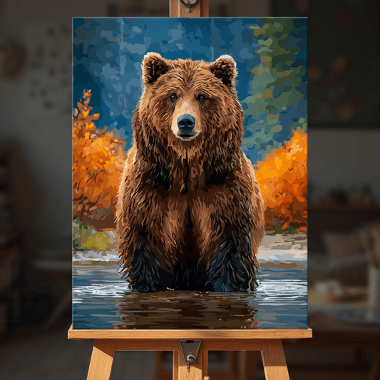 Paint by numbers - River Bear - MyArt