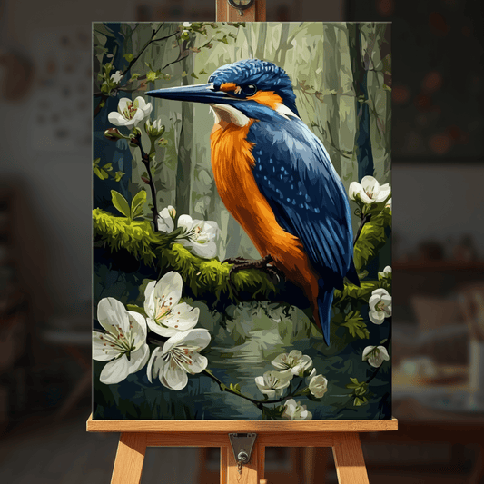 Paint by numbers - River Kingfisher - MyArt