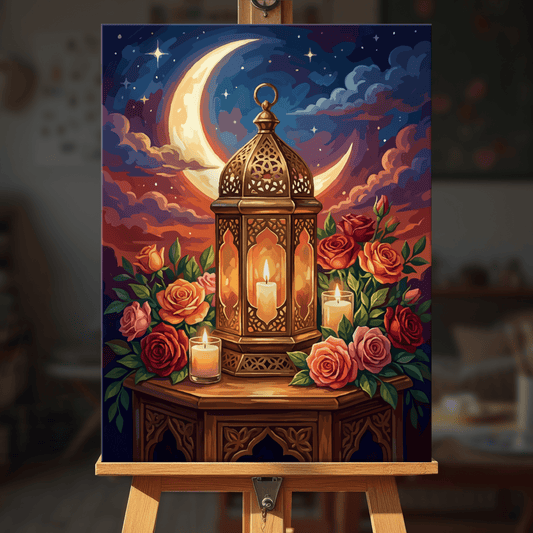 Paint by numbers - Rose Lantern - MyArt