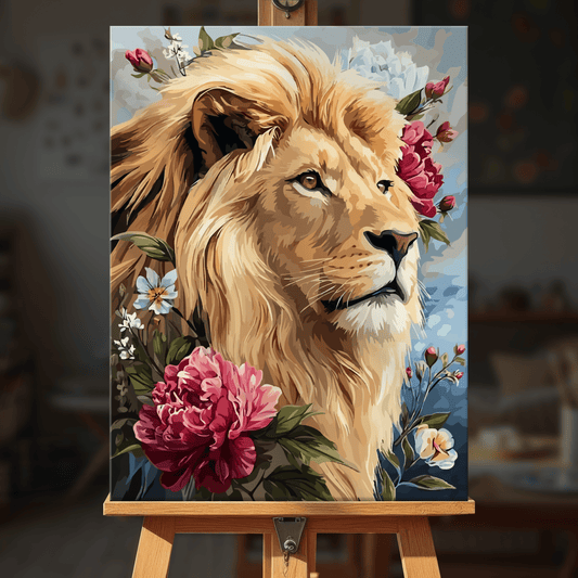 Paint by numbers - Rose Lion - MyArt