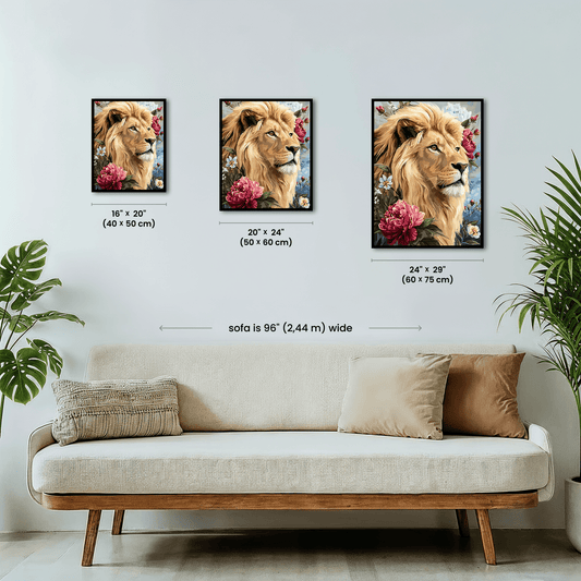 Paint by numbers - Rose Lion - MyArt