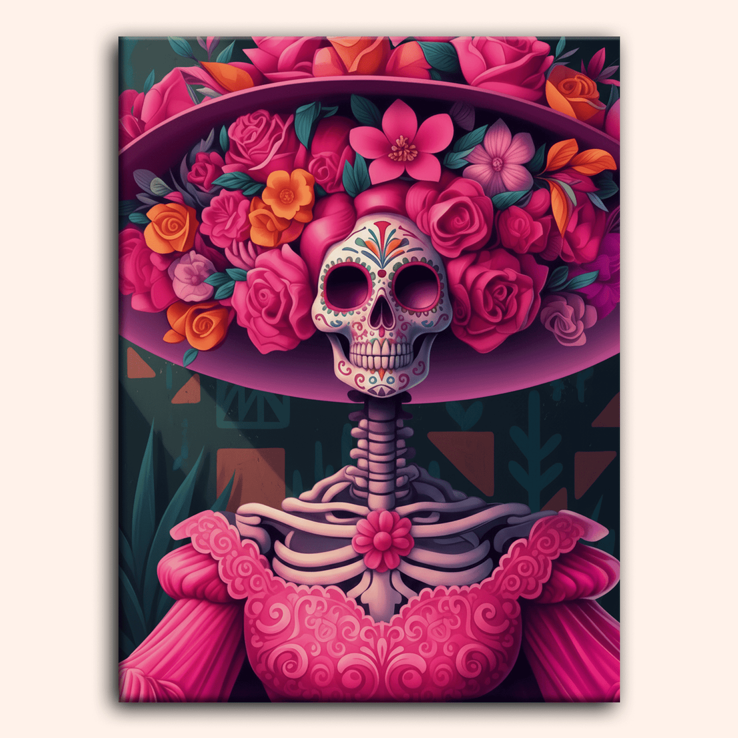 Paint by numbers - Rosy Skeleton - MyArt