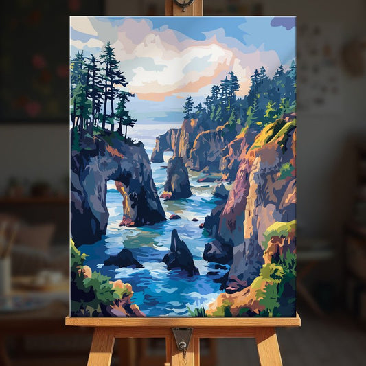 Paint by numbers - Rugged Shores - MyArt