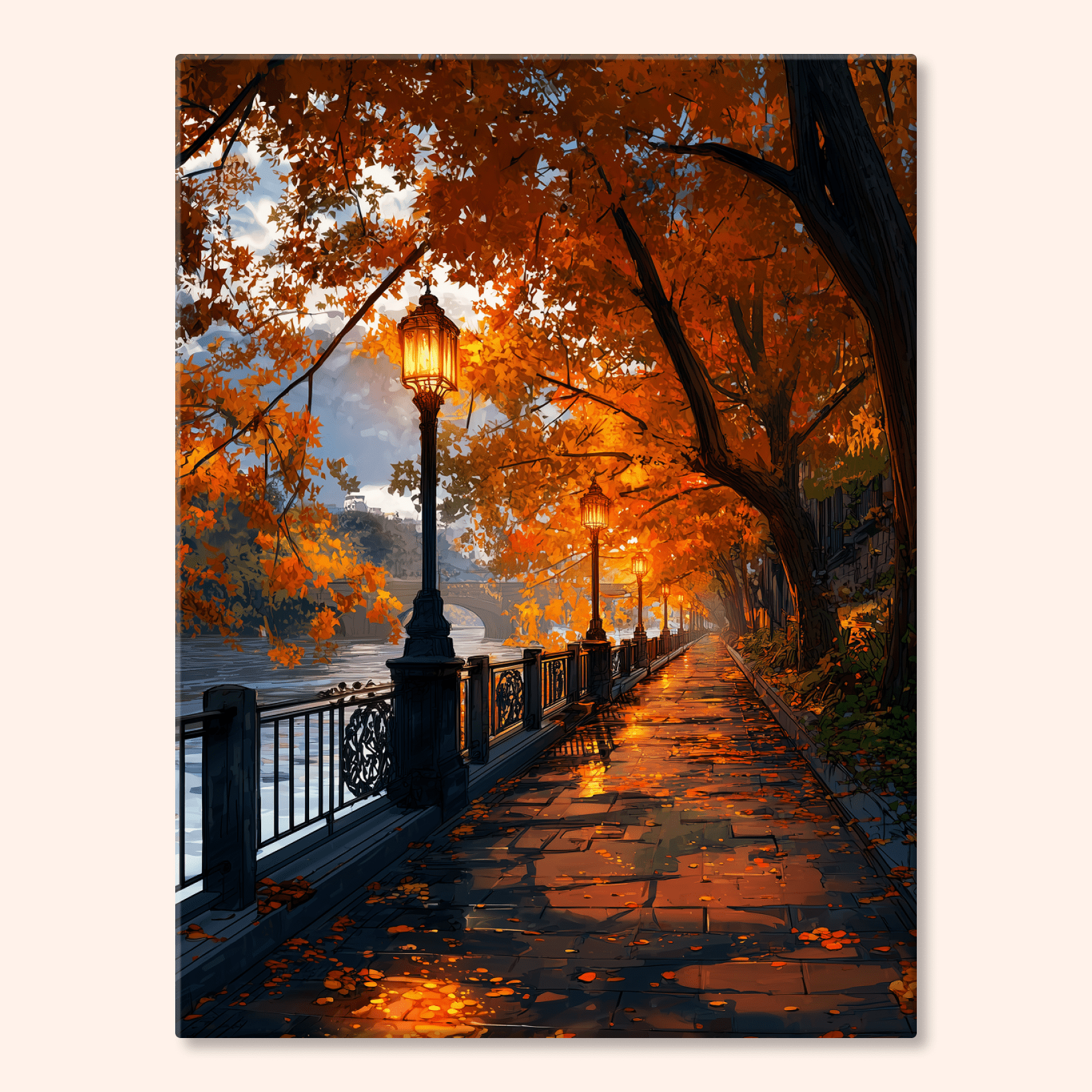 Paint by numbers - Rustic Fence - MyArt