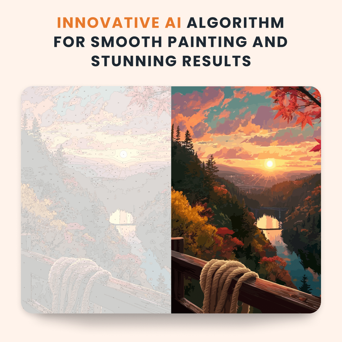 Paint by numbers - Rustic Meadow - MyArt