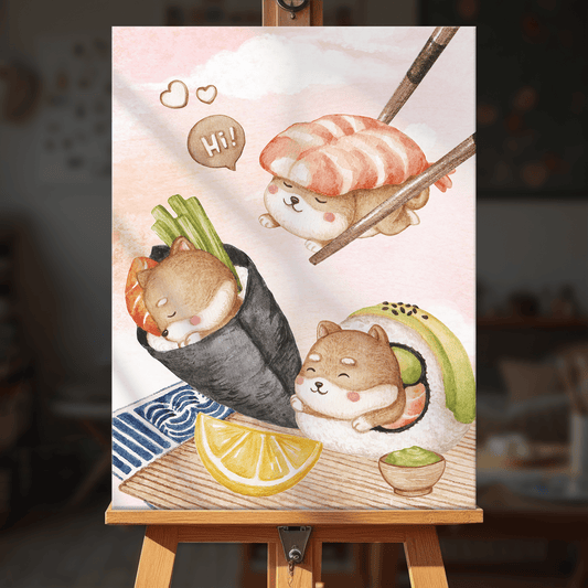 Paint by numbers - SHIBA SUSHI - MyArt