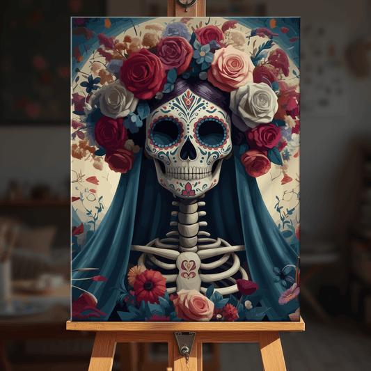 Paint by numbers - Sacred Skeleton - MyArt