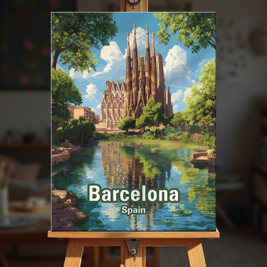 Paint by numbers - Sagrada Familia - MyArt