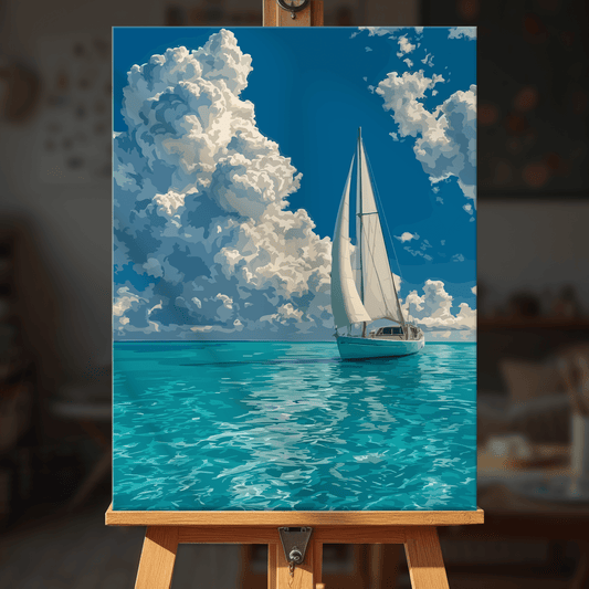 Paint by numbers - Sailing Clouds - MyArt