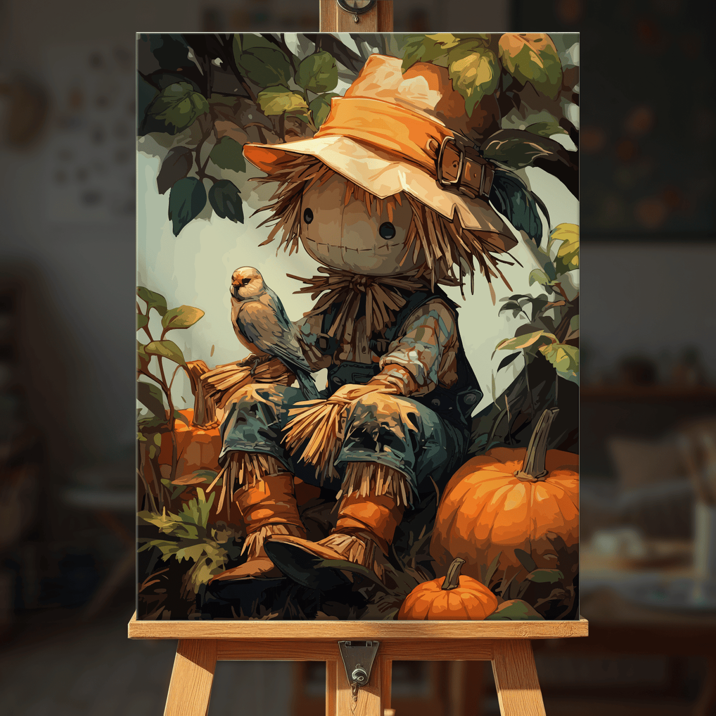 Paint by numbers - Salem Scarecrow - MyArt