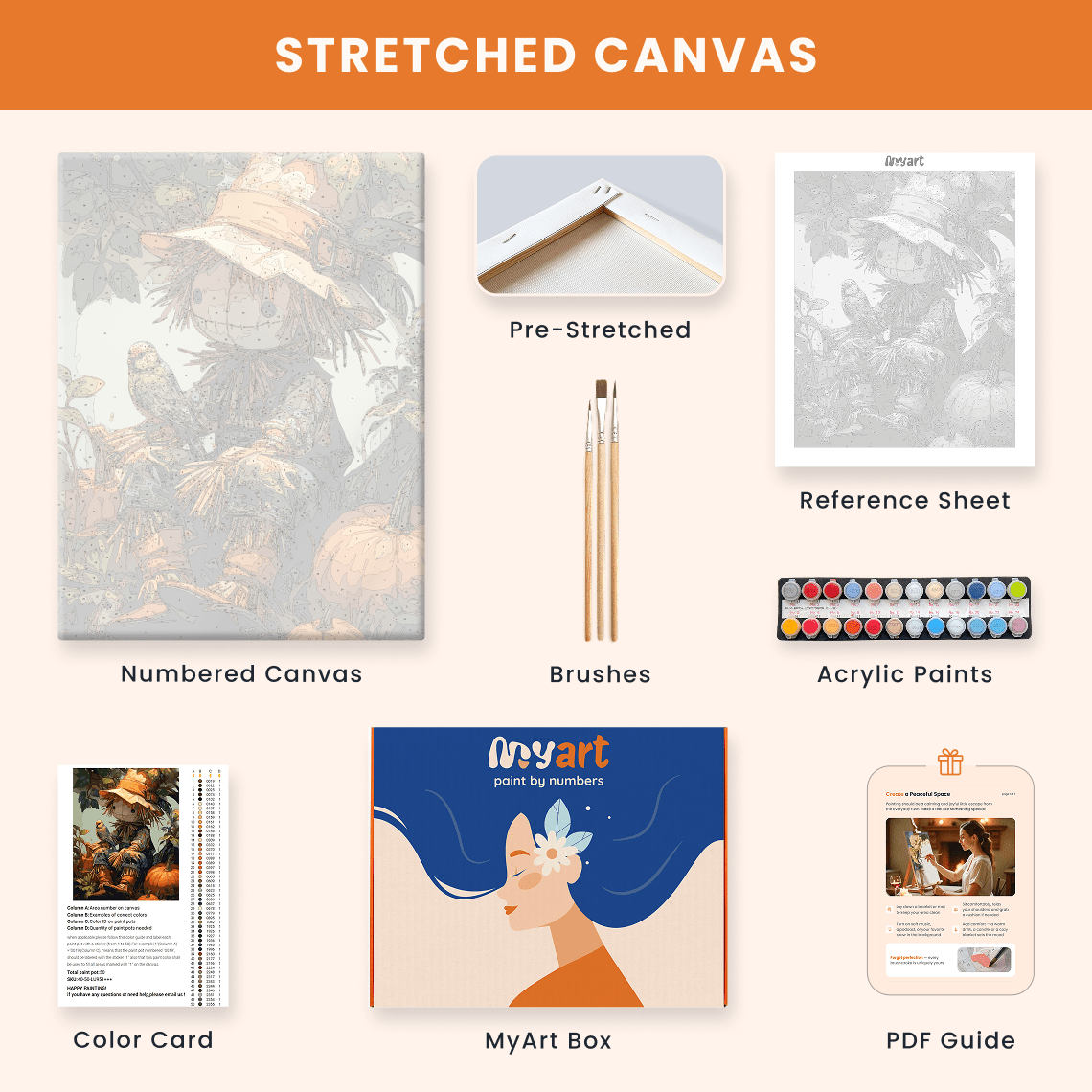 Paint by numbers - Salem Scarecrow - MyArt