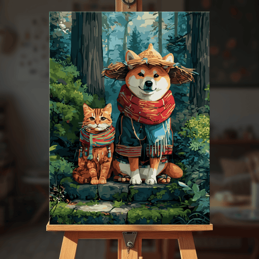 Paint by numbers - Samurai Shiba - MyArt