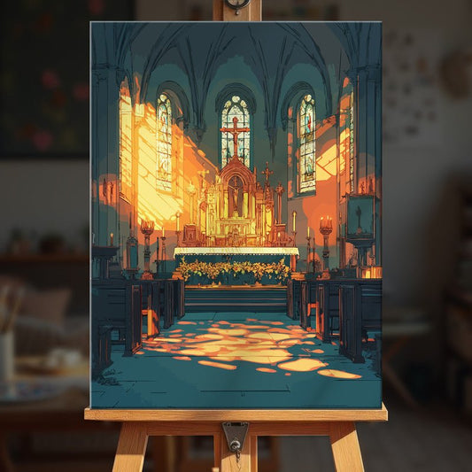 Paint by numbers - Sanctified Light - MyArt