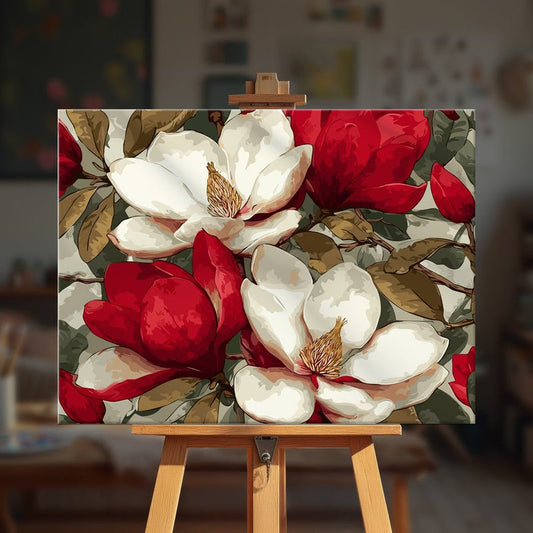 Paint by numbers - Scarlet Bloom - MyArt