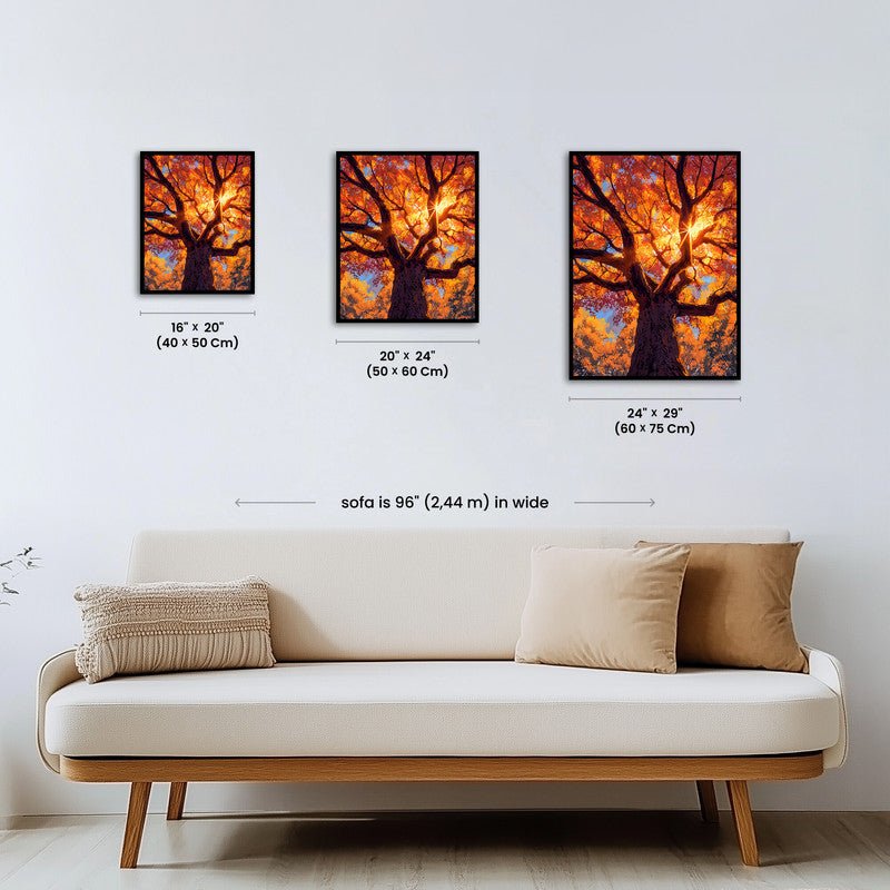 Paint by numbers - Scarlet Forest - MyArt