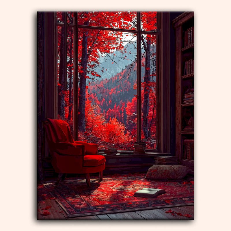Paint by numbers - Scarlet Library - MyArt