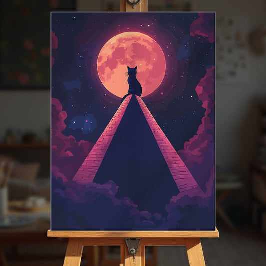 Paint by numbers - Scarlet Moon - MyArt