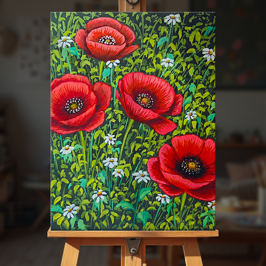 Paint by numbers - Scarlet Whispers - MyArt