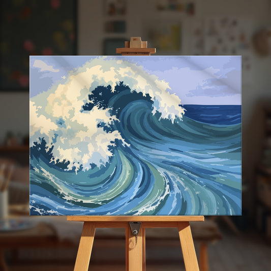 Paint by numbers - Sea Curl - MyArt