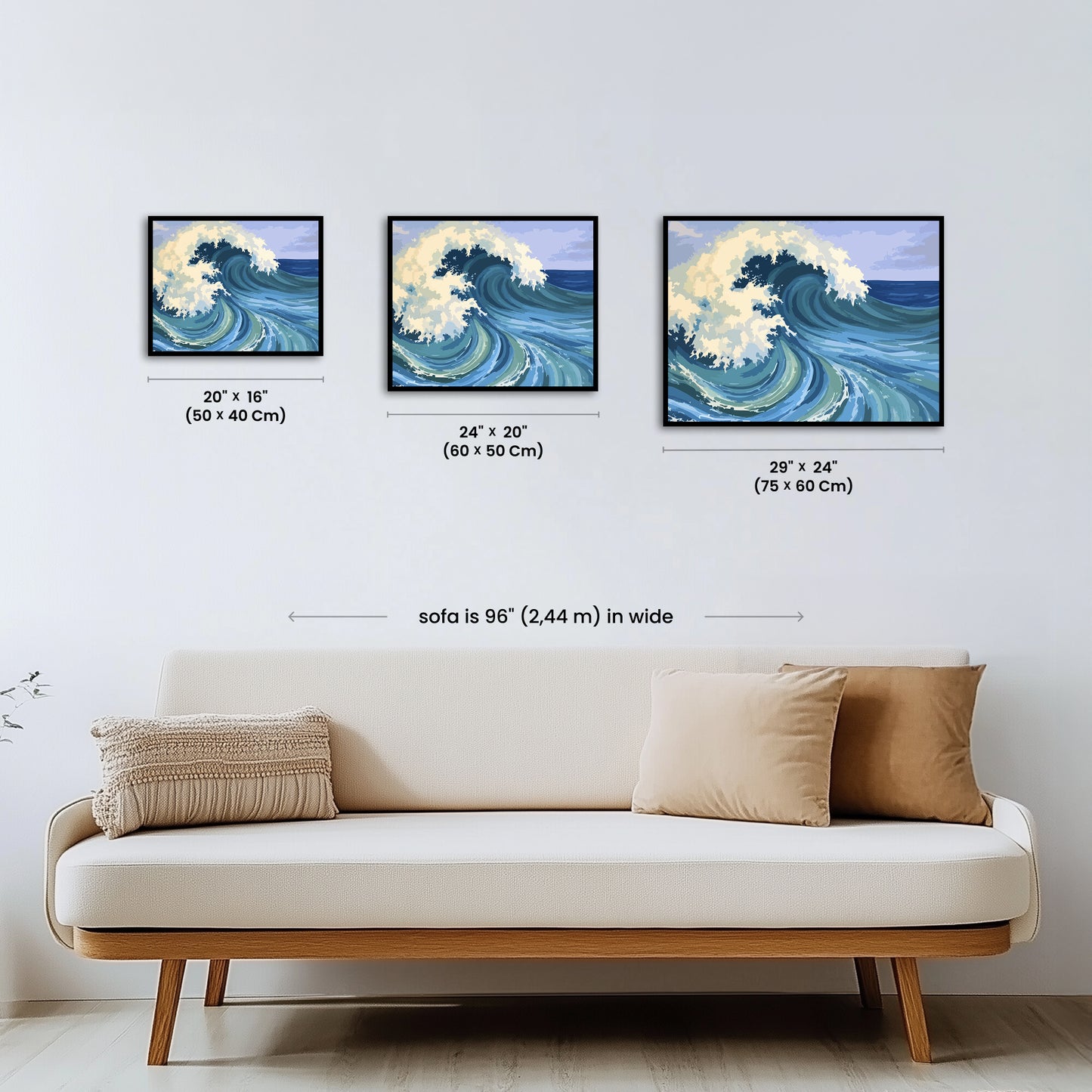 Paint by numbers - Sea Curl - MyArt