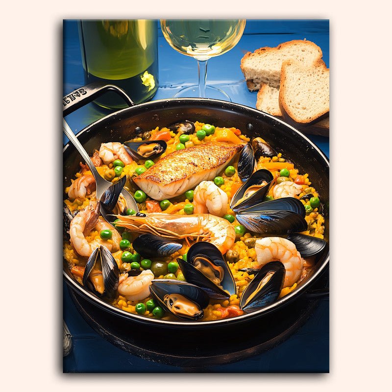 Paint by numbers - Seafood Paella - MyArt