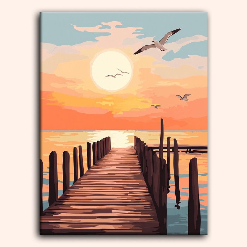 Paint by numbers - Seaside Escape - MyArt