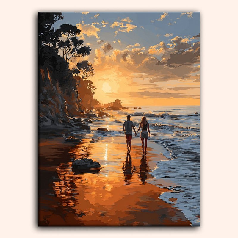 Paint by numbers - Seaside Walk - MyArt