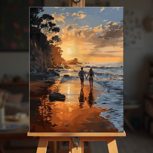 Paint by numbers - Seaside Walk - MyArt