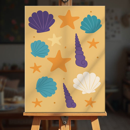 Paint by numbers - Shell Party - MyArt