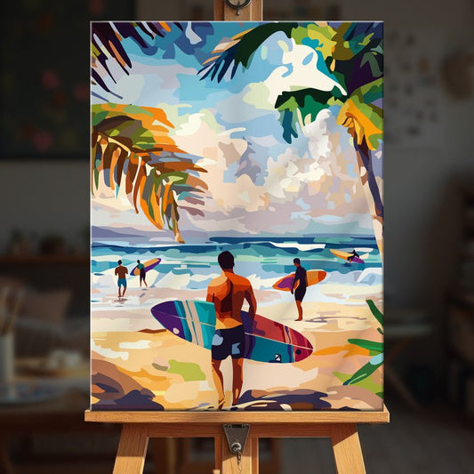 Paint by numbers - Shoreline Stroll - MyArt