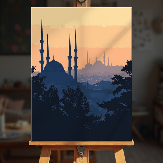 Paint by numbers - Silent Minarets - MyArt