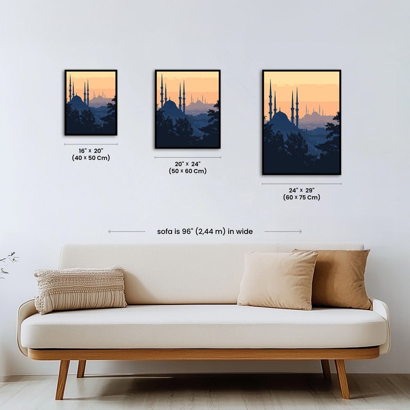 Paint by numbers - Silent Minarets - MyArt