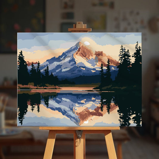 Paint by numbers - Silent Peaks - MyArt