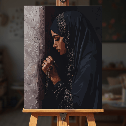 Paint by numbers - Silent Prayer - MyArt