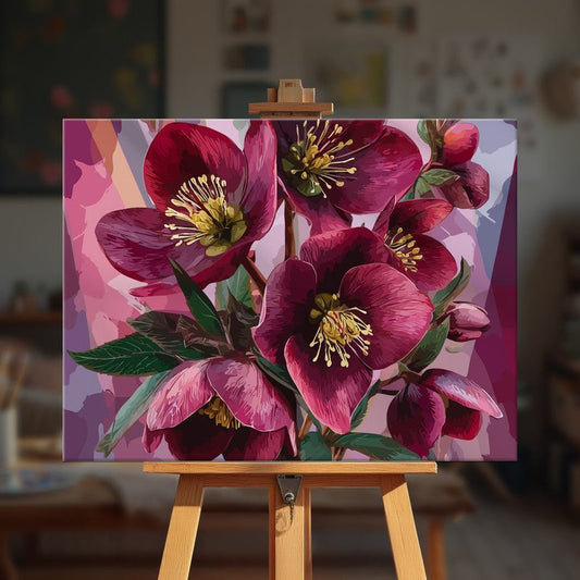 Paint by numbers - Silken Floral Veil - MyArt