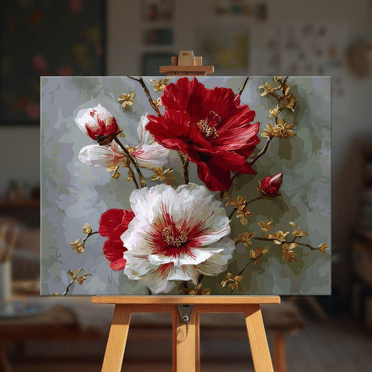 Paint by numbers - Silken Rose - MyArt