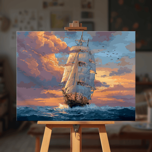 Paint by numbers - Skyward Drift - MyArt