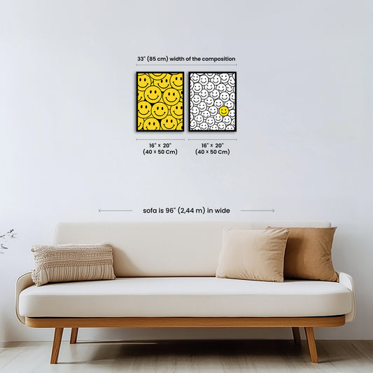 Paint by numbers - Smiling Contrast - MyArt