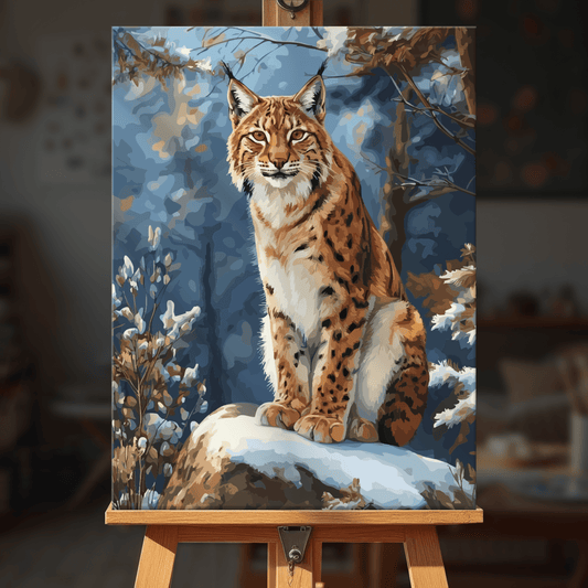 Paint by numbers - Snow Lynx - MyArt