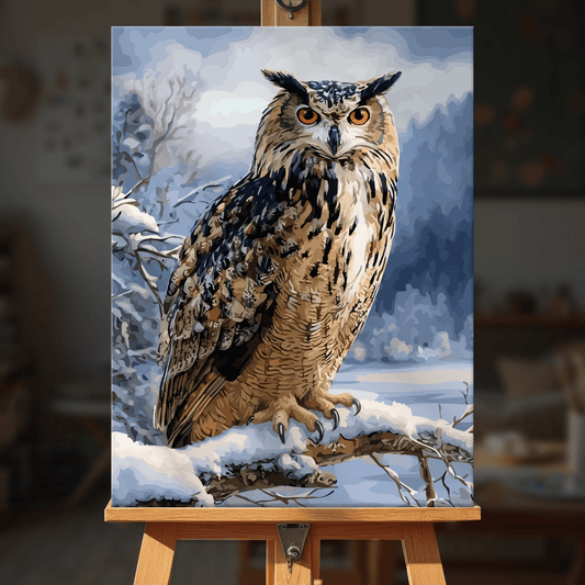Paint by numbers - Snow Owl - MyArt