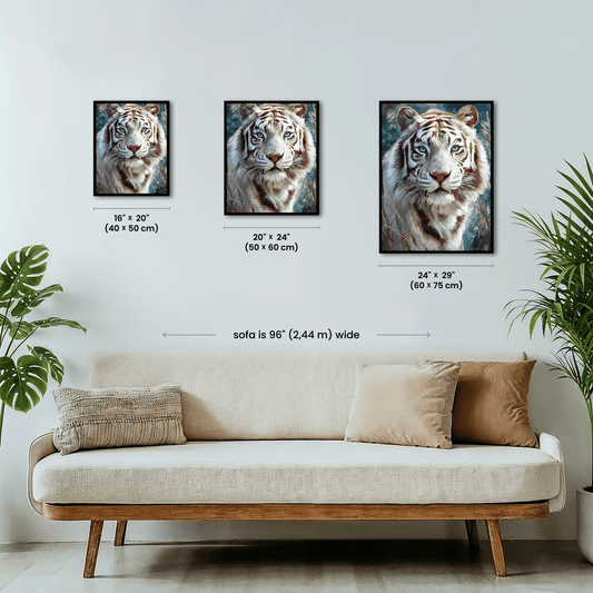 Paint by numbers - Snow Tiger - MyArt