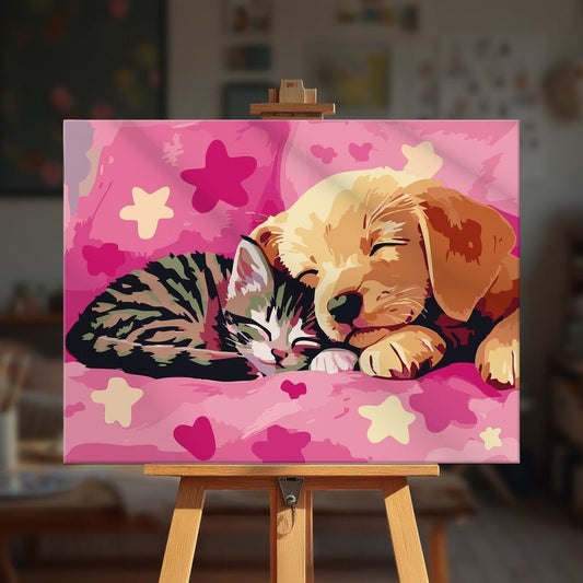 Paint by numbers - Snuggle Buds - MyArt