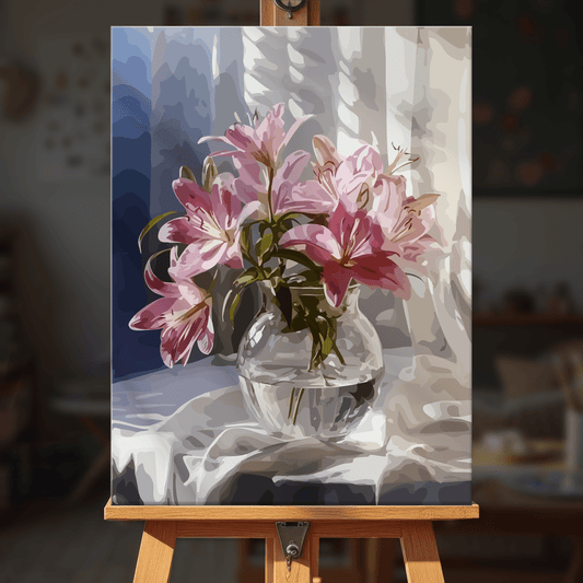 Paint by numbers - Soft Bloom Panel - MyArt