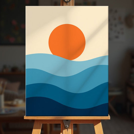 Paint by numbers - Solar Waves - MyArt