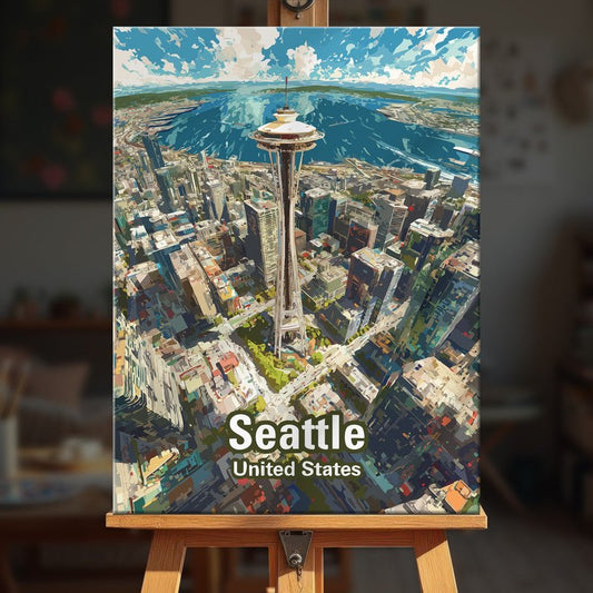 Paint by numbers - Space Needle - MyArt