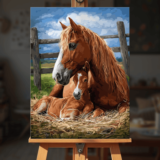 Paint by numbers - Stable Siesta - MyArt