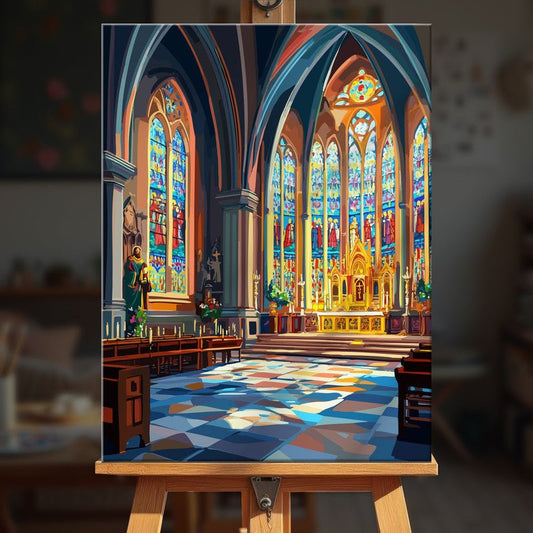 Paint by numbers - Stained Glory - MyArt