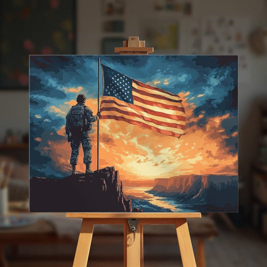 Paint by numbers - Standard Bearer - MyArt