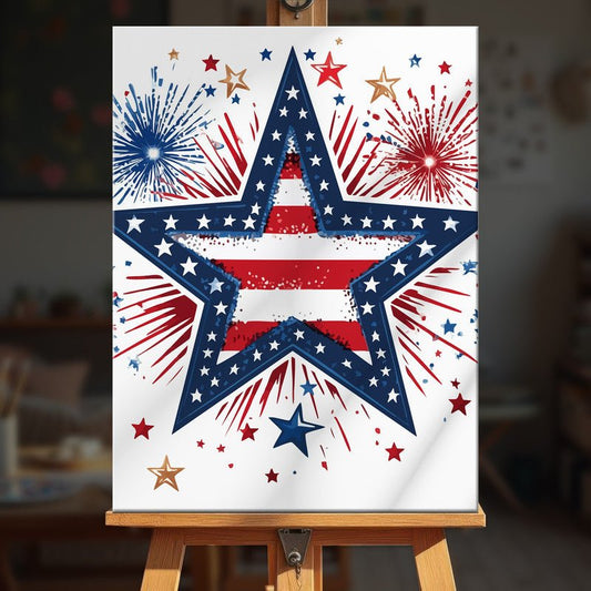 Paint by numbers - Starburst Glory - MyArt