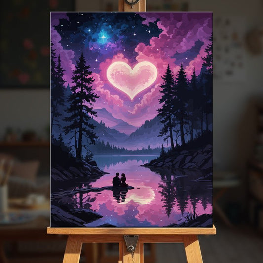 Paint by numbers - Starlit Love - MyArt